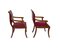 Directoire Style Armchairs in Cherry Wood, 1990s, Set of 2, Image 8