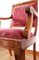 Directoire Style Armchairs in Cherry Wood, 1990s, Set of 2 2