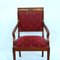 Directoire Style Armchairs in Cherry Wood, 1990s, Set of 2, Image 3