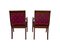 Directoire Style Armchairs in Cherry Wood, 1990s, Set of 2 4