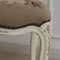 Vintage Tapestry Stool Footstool, Image 5