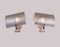 Silver Shogun Wall Lights by Mario Botta for Artemide, 1980s, Set of 2 5