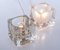 Iced Glass Cube Table Lamps from Peill & Putzler 1970s, Set of 2 3