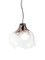 Tulip Pendant Lamp in Amber & Clear Murano Glass by Carlo Nason for Mazzega, Italy, 1960s 5