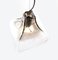 Tulip Pendant Lamp in Amber & Clear Murano Glass by Carlo Nason for Mazzega, Italy, 1960s 3