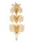 Aplique de pared Grand Hotel de cristal de Murano dorado y latón de Barovier & Toso, años 60, Imagen 7