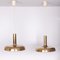 Brass Ceiling Lamps from Sölken Leuchten, Germany, 1970s, Set of 2 1