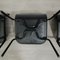 Iron and Rubber Chairs, 1980s, Set of 10, Image 13