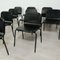 Iron and Rubber Chairs, 1980s, Set of 10, Image 8