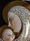 Placa de maternidad Art Déco de cerámica con adornos en oro puro de Guido Cacciapuoti, Imagen 3