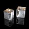 English Cube Tea and Coffee in Silver Plate, 1920s, Set of 3, Image 2