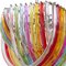 Ares Chandelier with Curved Multicoloured Murano Glass by Bottega Veneziana 2