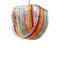 Ares Chandelier with Curved Multicoloured Murano Glass by Bottega Veneziana 1