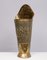 Large Brass Embossed Umbrella Stand, 1920s 2