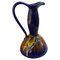 Blaue Mid-Century Modern Keramik Krug Vase von Bertoncello, 1970er 1