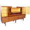 Sideboard aus furniertem Palisander mit Ahorn Intarsie, 1960er 3