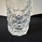 Modernist Italian Hammered Clear Glass Cylindrical Vase, 1970s, Image 7