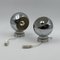 Eyeball Chrome Metal Lamps by Goffredo Reggiani for Reggiani, 1960s, Set of 2 4