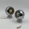 Eyeball Chrome Metal Lamps by Goffredo Reggiani for Reggiani, 1960s, Set of 2 1