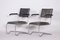 Bauhaus Armchairs in Chrome & Leather, Czech, 1930s, Set of 2, Image 10