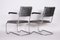 Bauhaus Armchairs in Chrome & Leather, Czech, 1930s, Set of 2, Image 4
