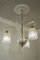 Vintage Art Deco Murano Glass Chandelier with Three Lights, 1930s, Image 10