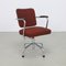 Office Chair and Ottoman in Chrome by Paul Schuitema for Fana, 1960s, Set of 2, Image 3