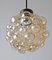 Gold Bubble Pendant Lamp by Helena Tynell for Limburg, 1970s, Image 2