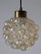 Gold Bubble Pendant Lamp by Helena Tynell for Limburg, 1970s 6