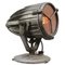 Lampe de Bureau Vintage Industrielle en Verre Transparent Gris Métal 1