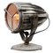 Lampe de Bureau Vintage Industrielle en Verre Transparent Gris Métal 4