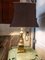 Neoklassische Messing Lampe, 1940er 23