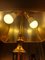 Neoklassische Messing Lampe, 1940er 20