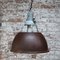 Lampes à Suspension Industrielles Vintage en Fer Rouille 4