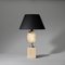 Travertine Table Lamp from Maison Barbier, 1970s 4