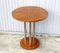 Modern Art Deco Pedestal Table in Wood, 1940s 12