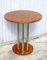 Modern Art Deco Pedestal Table in Wood, 1940s 11