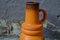 Große Orangefarbene Vase von Scheurich, 1960er 2