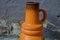 Larrge Orange Vase from Scheurich, 1960s 2