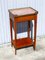 Small Wooden Table with Pink Marble Top, 1890s 12