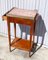 Small Wooden Table with Pink Marble Top, 1890s, Image 10