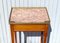 Small Wooden Table with Pink Marble Top, 1890s, Image 9