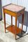 Small Wooden Table with Pink Marble Top, 1890s 8