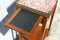 Small Wooden Table with Pink Marble Top, 1890s, Image 5