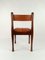Italian Dining Chairs in Walnut and Cognac Leather by Silvio Coppola for Bernini, 1970s, Set of 4, Image 14