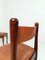 Italian Dining Chairs in Walnut and Cognac Leather by Silvio Coppola for Bernini, 1970s, Set of 4 15