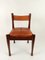Italian Dining Chairs in Walnut and Cognac Leather by Silvio Coppola for Bernini, 1970s, Set of 4, Image 12