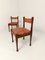 Italian Dining Chairs in Walnut and Cognac Leather by Silvio Coppola for Bernini, 1970s, Set of 4, Image 18