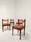 Italian Dining Chairs in Walnut and Cognac Leather by Silvio Coppola for Bernini, 1970s, Set of 4 22