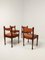 Italian Dining Chairs in Walnut and Cognac Leather by Silvio Coppola for Bernini, 1970s, Set of 4 7